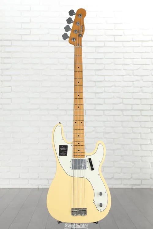 Fender Vintera II '70s Telecaster Bass - Vintage White Demo