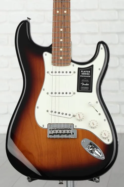 Fender Player 70th Anniversary Stratocaster Electric Guitar with Pau Ferro Fingerboard - Anniversary 2-Color Sunburst