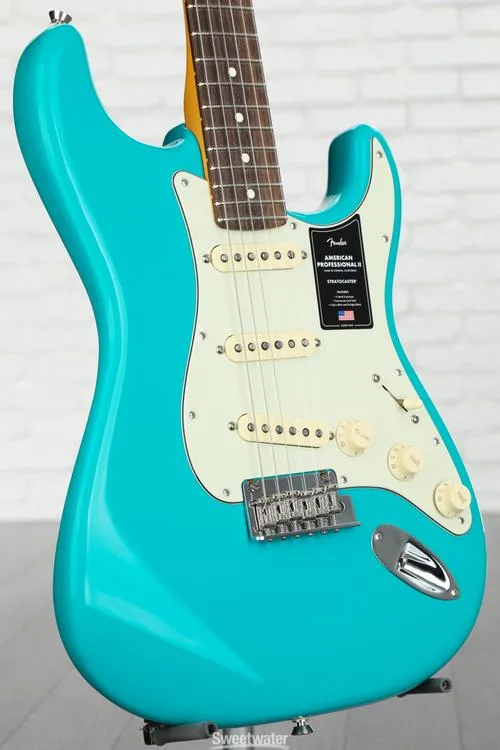  Fender American Professional II Stratocaster - Miami Blue with Rosewood Fingerboard