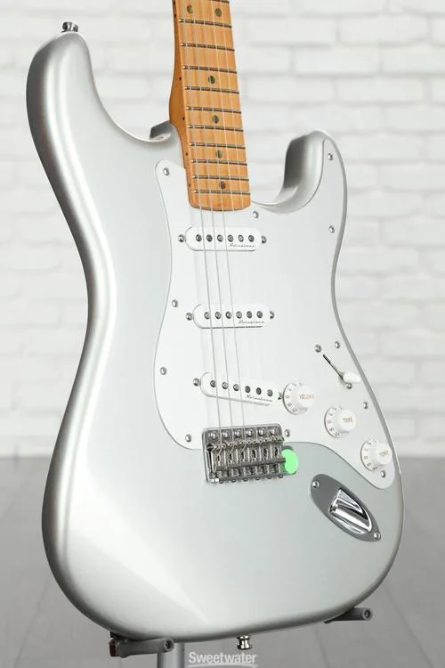  Fender H.E.R. Stratocaster Electric Guitar - Chrome Glow