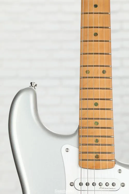  Fender H.E.R. Stratocaster Electric Guitar - Chrome Glow