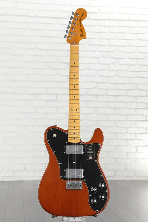  Fender American Vintage II 1975 Telecaster Deluxe Electric Guitar - Mocha Demo