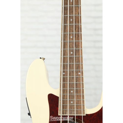  Fender Fullerton Precision Bass Uke - Olympic White