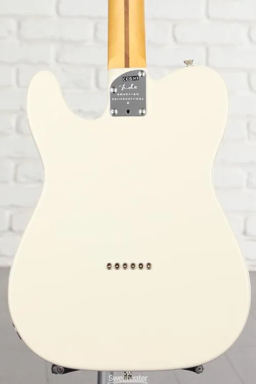  Fender American Professional II Telecaster - Olympic White with Rosewood Fingerboard