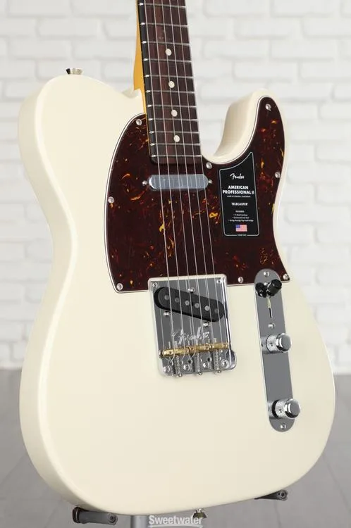  Fender American Professional II Telecaster - Olympic White with Rosewood Fingerboard