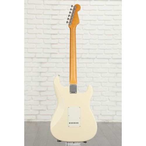  Fender American Vintage II 1961 Stratocaster Left-handed Electric Guitar - Olympic White Demo