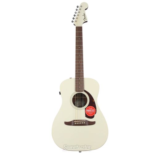  Fender Malibu Player Acoustic-electric Guitar - Olympic White