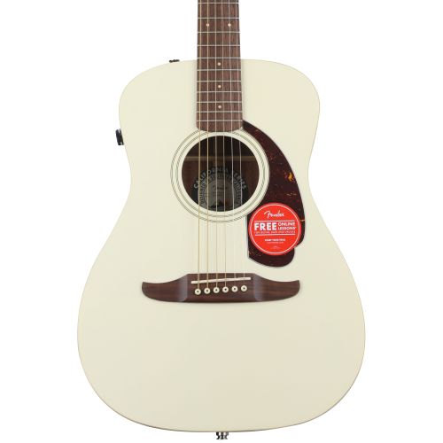  Fender Malibu Player Acoustic-electric Guitar - Olympic White