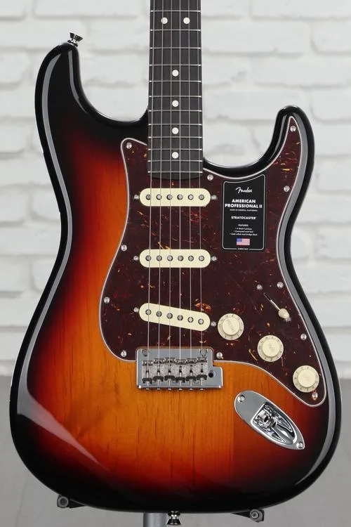 Fender American Professional II Stratocaster - 3 Color Sunburst with Rosewood Fingerboard