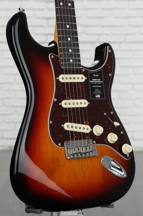  Fender American Professional II Stratocaster - 3 Color Sunburst with Rosewood Fingerboard