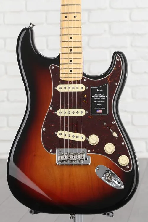 Fender American Professional II Stratocaster - 3 Color Sunburst with Maple Fingerboard