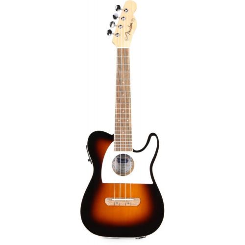  Fender Fullerton Telecaster Uke Essentials Bundle - 2-tone Sunburst