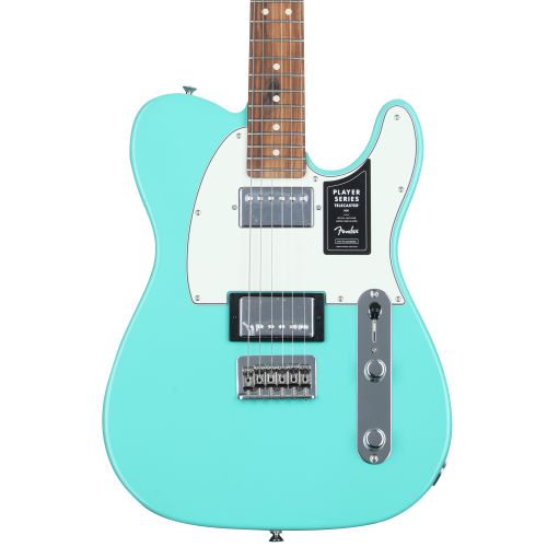  Fender Player Telecaster HH Solidbody Electric Guitar - Sea Foam Green with Pau Ferro Fingerboard