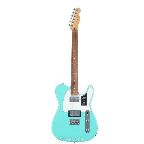  Fender Player Telecaster HH Solidbody Electric Guitar - Sea Foam Green with Pau Ferro Fingerboard