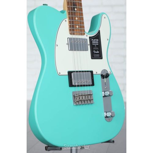  Fender Player Telecaster HH Solidbody Electric Guitar - Sea Foam Green with Pau Ferro Fingerboard