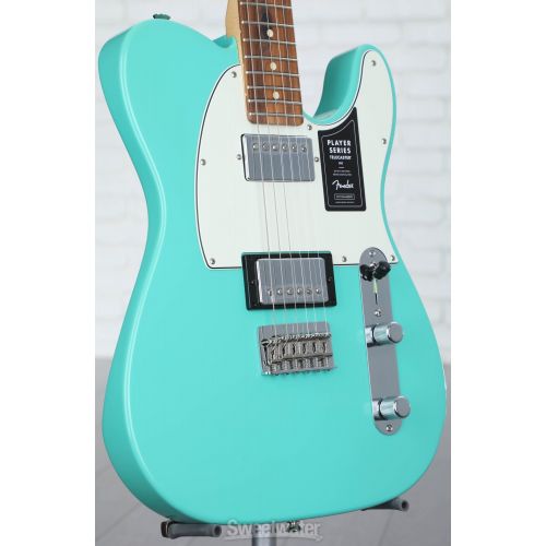  Fender Player Telecaster HH Solidbody Electric Guitar - Sea Foam Green with Pau Ferro Fingerboard