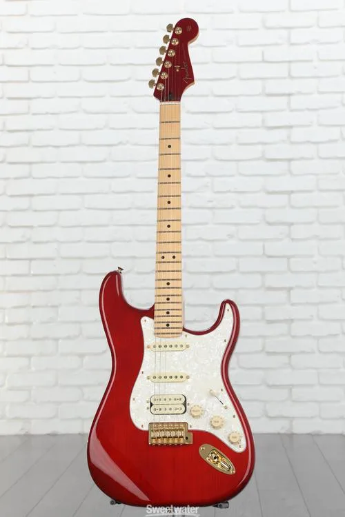  Fender Tash Sultana Stratocaster Electric Guitar - Transparent Cherry