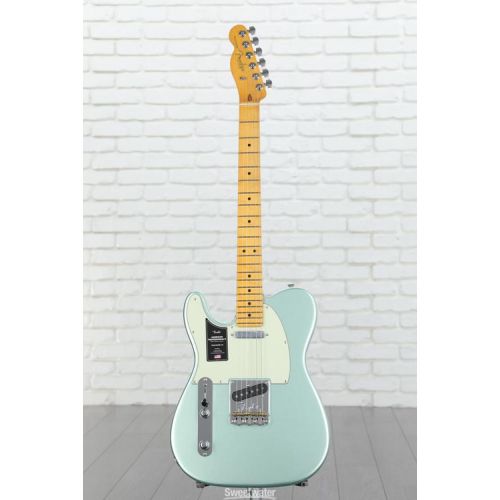  Fender American Professional II Telecaster Left-handed - Mystic Surf Green with Maple Fingerboard
