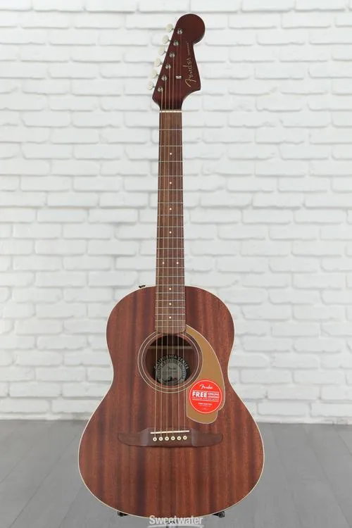  Fender Sonoran Mini Acoustic Guitar - All Mahogany Demo