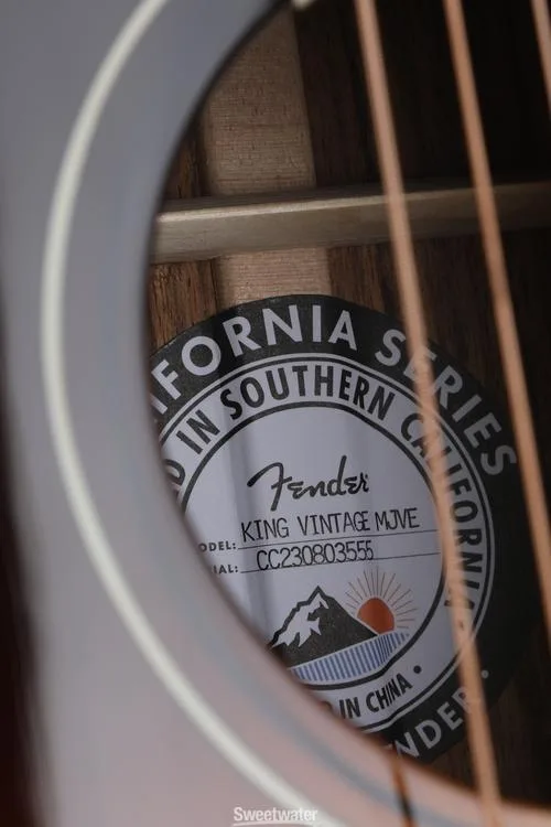  Fender King Vintage Acoustic-electric Guitar - Mojave