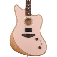 Fender Acoustasonic Player Jazzmaster Acoustic-electric Guitar - Shell Pink