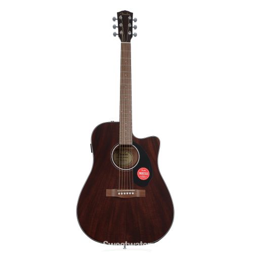  Fender CD-60SCE All Mahogany Acoustic Guitar - Natural