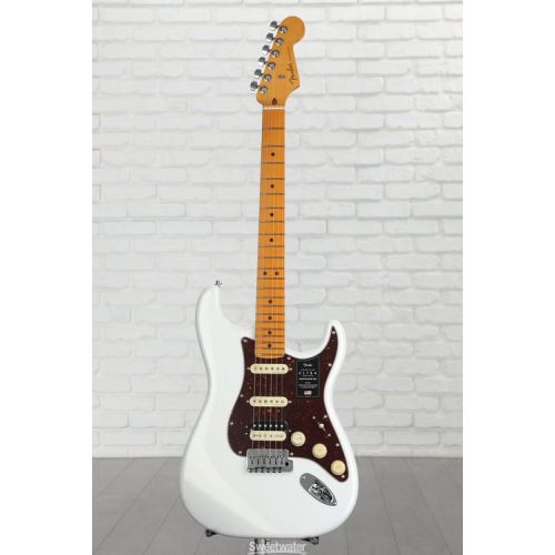  Fender American Ultra Stratocaster HSS - Arctic Pearl with Maple Fingerboard