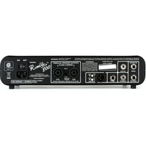  Fender Rumble 800 - 800-watt Bass Head