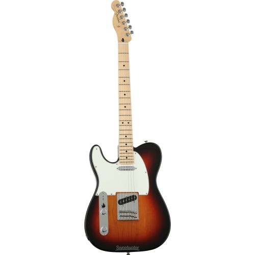  Fender Player Telecaster Left-handed - 3-Tone Sunburst with Maple Fingerboard