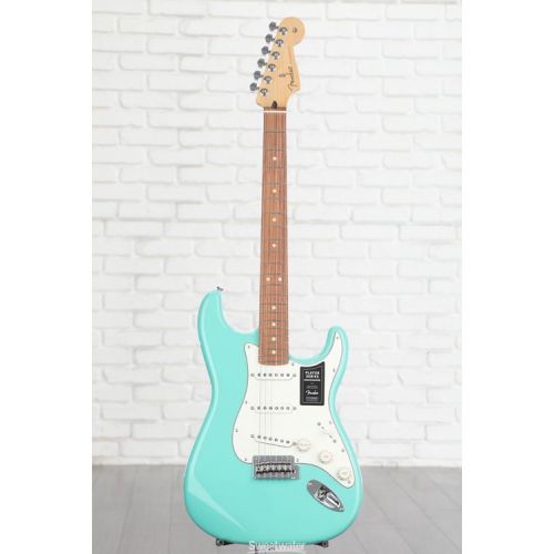  Fender Player Stratocaster Electric Guitar - Sea Foam Green with Pau Ferro Fingerboard