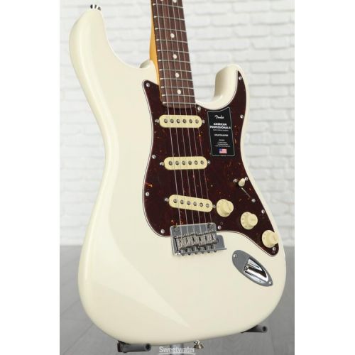  Fender American Professional II Stratocaster - Olympic White with Rosewood Fingerboard