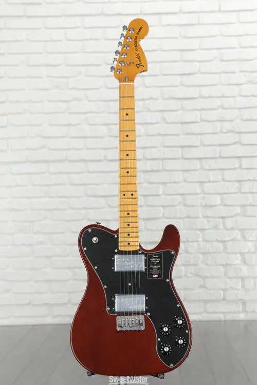  Fender American Vintage II 1975 Telecaster Deluxe Electric Guitar - Mocha