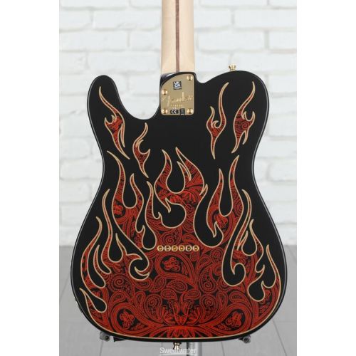  Fender James Burton Telecaster - Red Paisley Flames