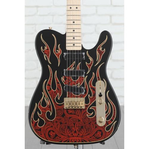  Fender James Burton Telecaster - Red Paisley Flames