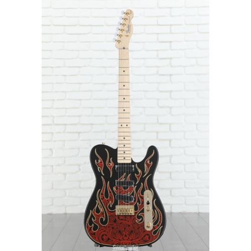  Fender James Burton Telecaster - Red Paisley Flames