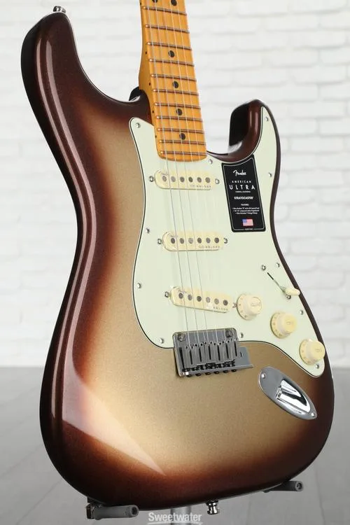  Fender American Ultra Stratocaster - Mocha Burst with Maple Fingerboard Demo