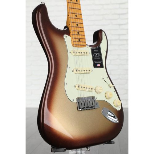  Fender American Ultra Stratocaster - Mocha Burst with Maple Fingerboard Demo