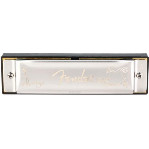  Fender Blues Deluxe Harmonica 3-pack with Case