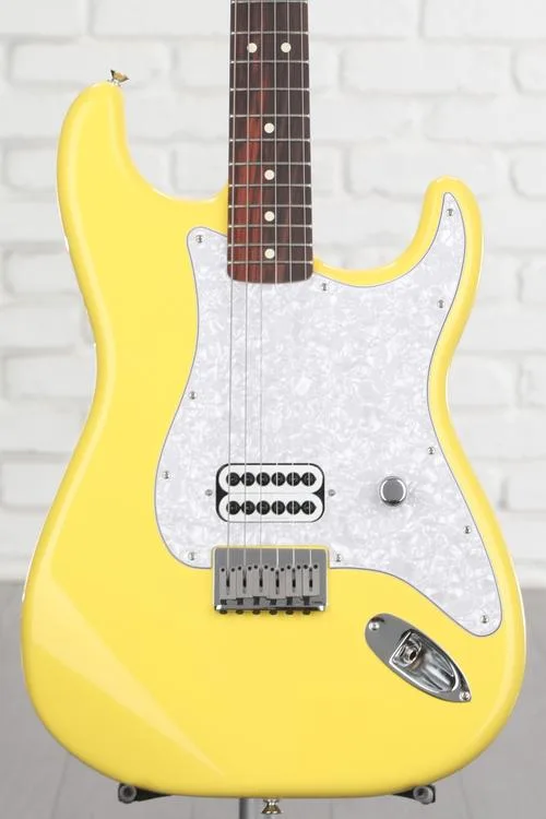 Fender Tom DeLonge Stratocaster Electric Guitar - Graffiti Yellow