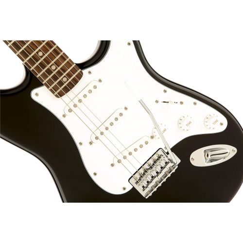  Squier by Fender Affinity Series Stratocaster Electric Guitar - Laurel Fingerboard - Black