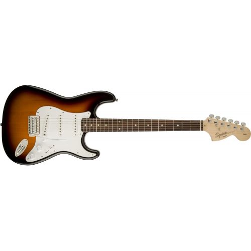 Fender Squier by Fender Affinity Series Stratocaster Electric Guitar - Laurel Fingerboard - Brown Sunburst
