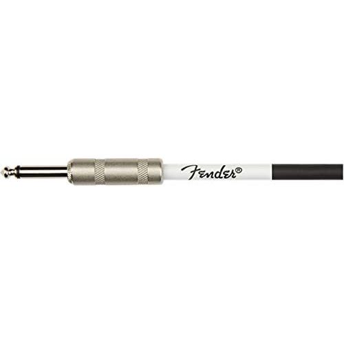  Fender Original Series Instrument Cables (Straight-Straight Angle) for Electric Guitar, Bass Guitar, Electric Mandolin, Pro Audio, 18.6-Foot, Black - 1 Pack