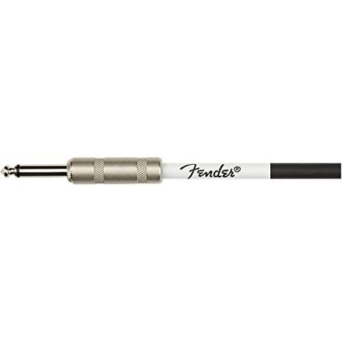  Fender Original Series Instrument Cables (Straight-Straight Angle) for Electric Guitar, Bass Guitar, Electric Mandolin, Pro Audio, 10-Foot, Black - 2 Pack