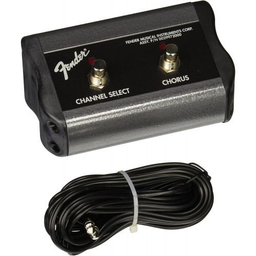  Fender 2-Button Footswitch: Channel/Chorus On/Off with 1/4 Inch Jack