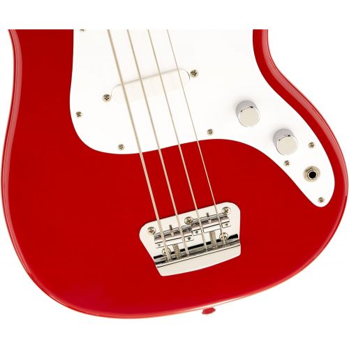  Squier by Fender Affinity Series Precision Beginnger Electric Bass - PJ - Race Red