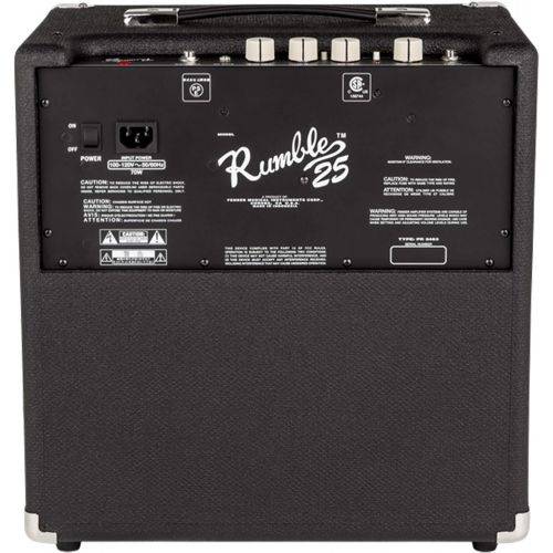  Fender Rumble 25 v3 Bass Combo Amplifier
