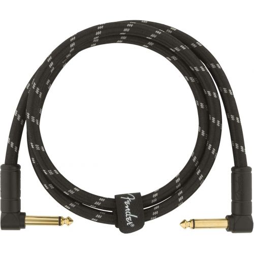  Fender Deluxe 3 Instrument Cable - Black Tweed