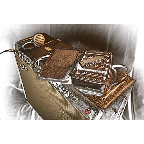  Fender Blues Deluxe Harmonica, 7-Pack with Case