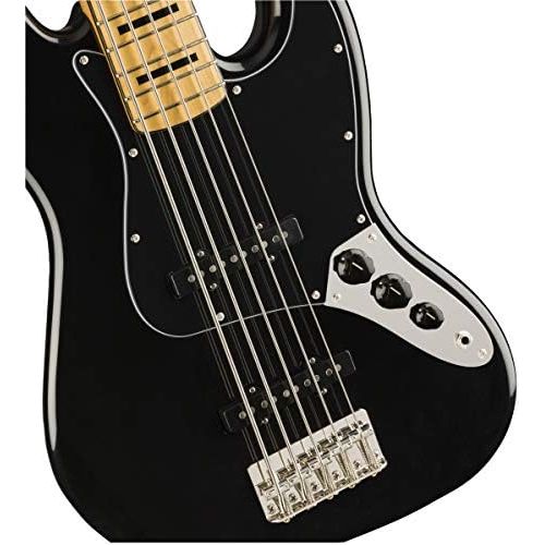  [아마존베스트]Squier by Fender Classic Vibe 70s Jazz Bass V - Maple - Black