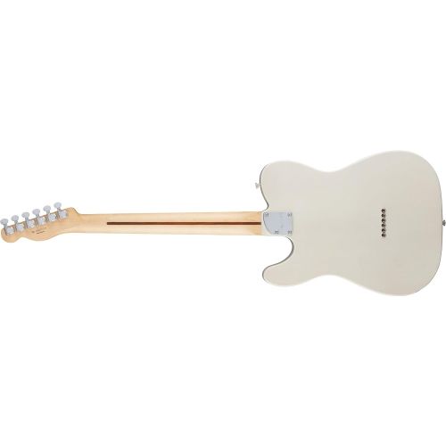  Fender Deluxe Nashville Telecaster Electric Guitar, Maple Fingerboard, White Blonde